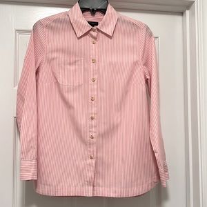 Talbots Button Down Striped Shirt
